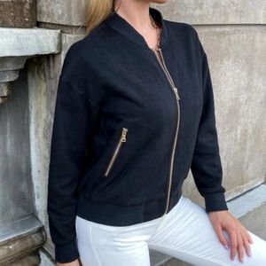 Apperloth A Faux Suede Women's Jacket